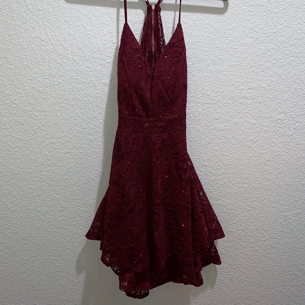 Honey Peach Mini Party Dress